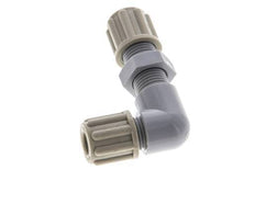 6x4mm PA Elbow Compression Fitting Bulkhead 10 bar [2 Pieces]