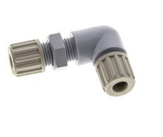 8x6mm PA Elbow Compression Fitting Bulkhead 10 bar [2 Pieces]