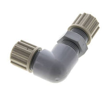 12x9mm PA Elbow Compression Fitting Bulkhead 10 bar