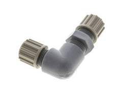 12x10mm PA Elbow Compression Fitting Bulkhead 10 bar