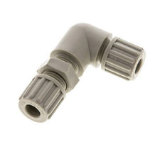8x6mm PP Elbow Compression Fitting Bulkhead 10 bar
