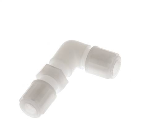 6x4mm PVDF Elbow Compression Fitting Bulkhead 10 bar