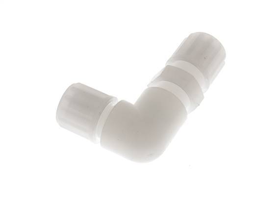 8x6mm PVDF Elbow Compression Fitting Bulkhead 10 bar