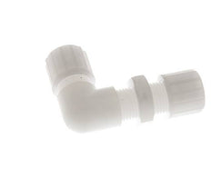 10x8mm PVDF Elbow Compression Fitting Bulkhead 10 bar
