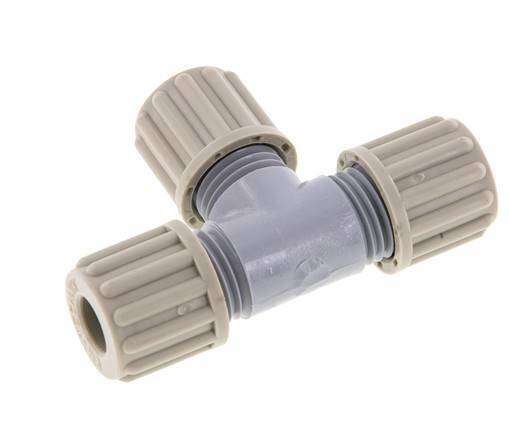 8x6mm PA T-Shape Tee Compression Fitting 10 bar [2 Pieces]