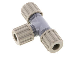 8x6mm PA T-Shape Tee Compression Fitting 10 bar [2 Pieces]