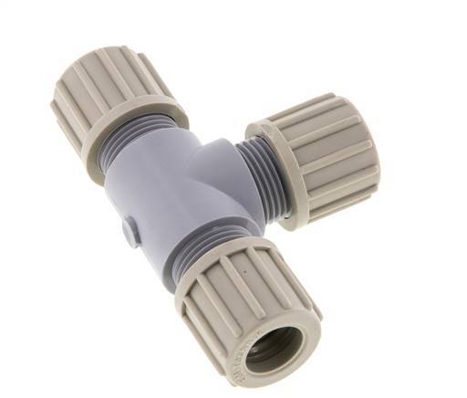 Comp Fitting T 14x12mm PA T-Shape Tee Compression Fitting 10 bar | Tameson.com