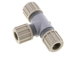 14x12mm PA T-Shape Tee Compression Fitting 10 bar