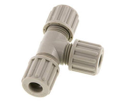 8x6mm PP T-Shape Tee Compression Fitting 10 bar