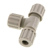 8x6mm PP T-Shape Tee Compression Fitting 10 bar