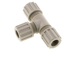 12x10mm PP T-Shape Tee Compression Fitting 10 bar