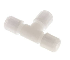 8x6mm PVDF T-Shape Tee Compression Fitting 10 bar