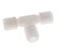 8x6mm PVDF T-Shape Tee Compression Fitting 10 bar