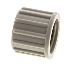 10x8mm (M16x1.5) PP Union Nut Knurled [10 Pieces]