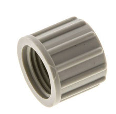 10x8mm (M16x1.5) PP Union Nut Knurled [10 Pieces]