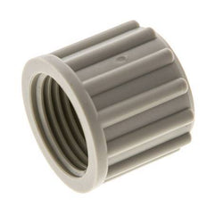 12x10mm (M18x1.5) PP Union Nut Knurled [5 Pieces]