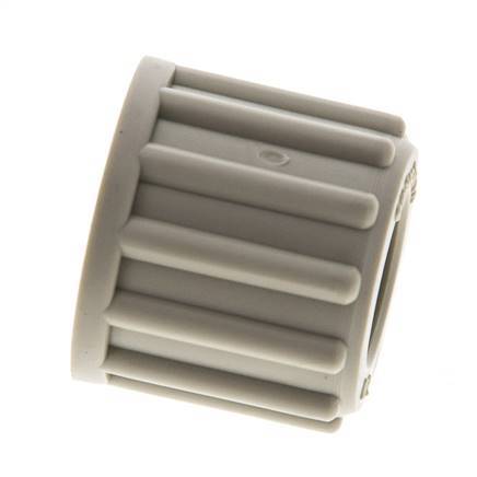 12x10mm (M18x1.5) PP Union Nut Knurled [5 Pieces]
