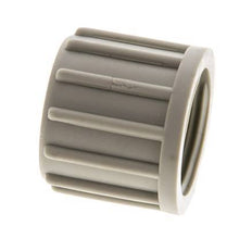 14x12mm (M20x1.5) PP Union Nut Knurled [2 Pieces]