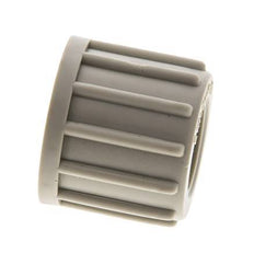 14x12mm (M20x1.5) PP Union Nut Knurled [2 Pieces]