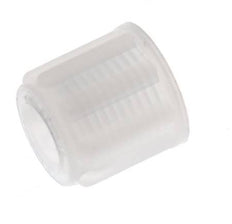6x4mm (M10x1) PVDF Union Nut Knurled [5 Pieces]