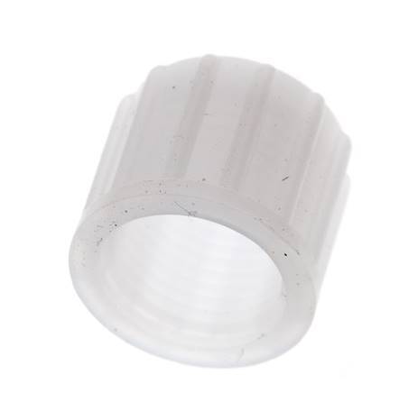10x8mm (M16x1.5) PVDF Union Nut Knurled [2 Pieces]
