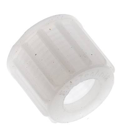 10x8mm (M16x1.5) PVDF Union Nut Knurled [2 Pieces]