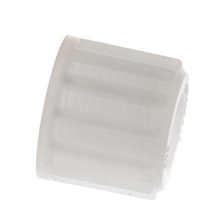 12x10mm (M18x1.5) PVDF Union Nut Knurled [2 Pieces]