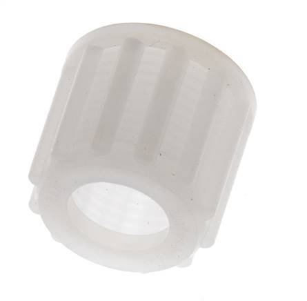 12x10mm (M18x1.5) PVDF Union Nut Knurled [2 Pieces]