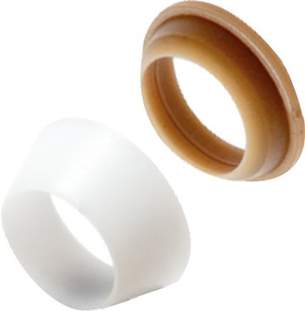 6x8 PFA Cutting ring with sealing ring [2 Pieces]