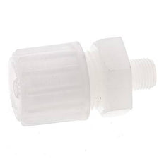 10x4mm & G3/8'' PVDF Straight Compression Fitting with Male Threads 10 bar PVC and PA