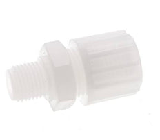 15x9mm & G1/4'' PVDF Straight Compression Fitting with Male Threads 10 bar PVC and PA