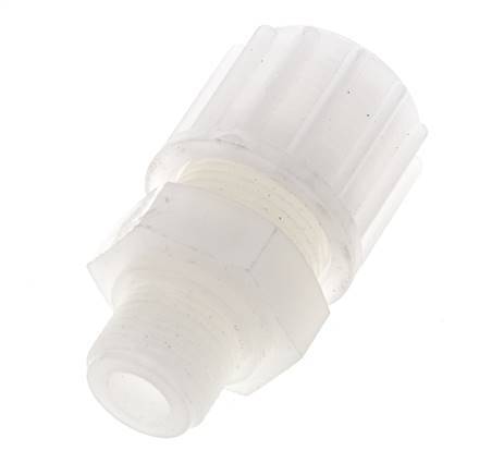 20x13mm & G1/2'' PVDF Straight Compression Fitting with Male Threads 10 bar PVC and PA