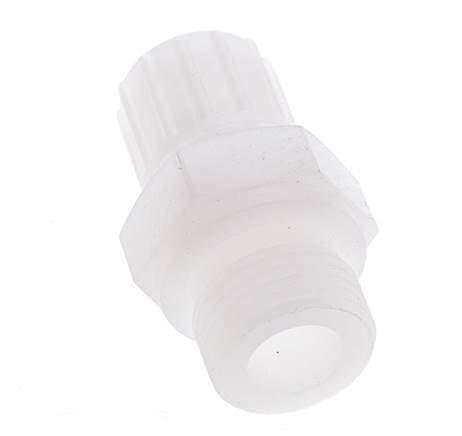 16x10mm & G1/2'' PVDF Straight Compression Fitting with Male Threads 10 bar PVC and PA