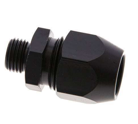 15x9mm & G1/4'' Aluminum Straight Compression Fitting with Male Threads 10 bar PVC and PA [2 Pieces]