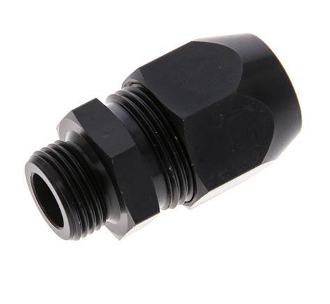 16x10mm & G3/8'' Aluminum Straight Compression Fitting with Male Threads 10 bar PVC and PA [2 Pieces]