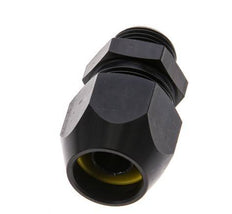 16x10mm & G3/8'' Aluminum Straight Compression Fitting with Male Threads 10 bar PVC and PA [2 Pieces]