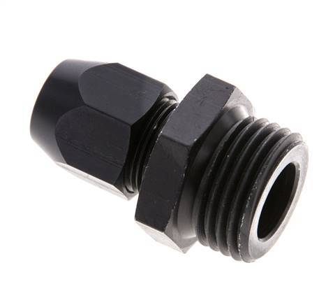 10x4mm & G1/2'' Aluminum Straight Compression Fitting with Male Threads 10 bar PVC and PA [2 Pieces]