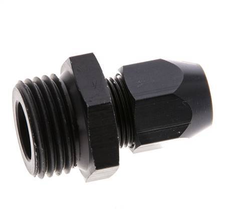 10x4mm & G1/2'' Aluminum Straight Compression Fitting with Male Threads 10 bar PVC and PA [2 Pieces]