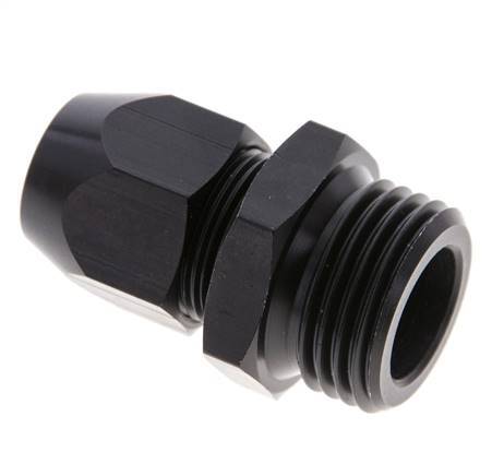 12x6mm & G1/2'' Aluminum Straight Compression Fitting with Male Threads 10 bar PVC and PA [2 Pieces]