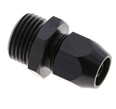 12x6mm & G1/2'' Aluminum Straight Compression Fitting with Male Threads 10 bar PVC and PA [2 Pieces]