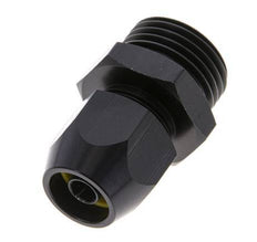 12x6mm & G1/2'' Aluminum Straight Compression Fitting with Male Threads 10 bar PVC and PA [2 Pieces]