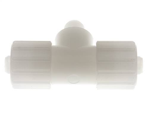 15x9mm & G1/4'' PVDF T-Shape Tee Compression Fitting with Male Threads 10 bar PVC and PA