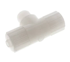 15x9mm & G1/2'' PVDF T-Shape Tee Compression Fitting with Male Threads 10 bar PVC and PA