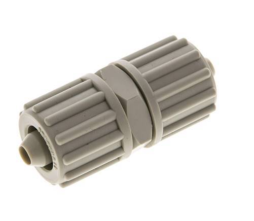 12x6mm PP Straight Compression Fitting 10 bar PVC and PA