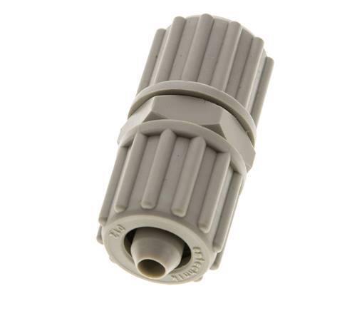 12x6mm PP Straight Compression Fitting 10 bar PVC and PA