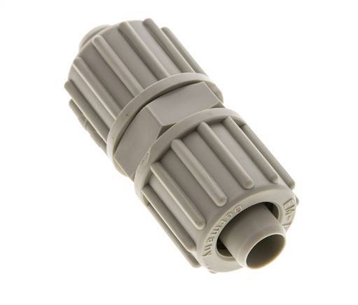 16x10mm PP Straight Compression Fitting 10 bar PVC and PA
