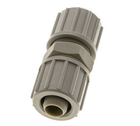 20x13mm PP Straight Compression Fitting 10 bar PVC and PA
