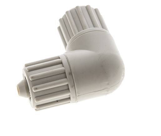 12x6mm PP Elbow Compression Fitting 10 bar PVC and PA