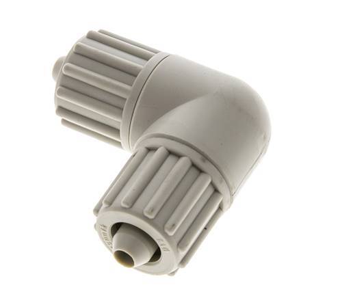 12x6mm PP Elbow Compression Fitting 10 bar PVC and PA