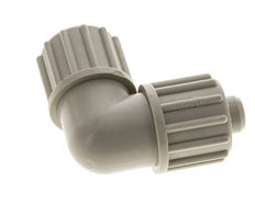 16x10mm PP Elbow Compression Fitting 10 bar PVC and PA
